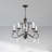 Doncaster 5 - Light Nickel Chandelier-19294910