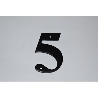 Dravin 14cm H Metal House Number