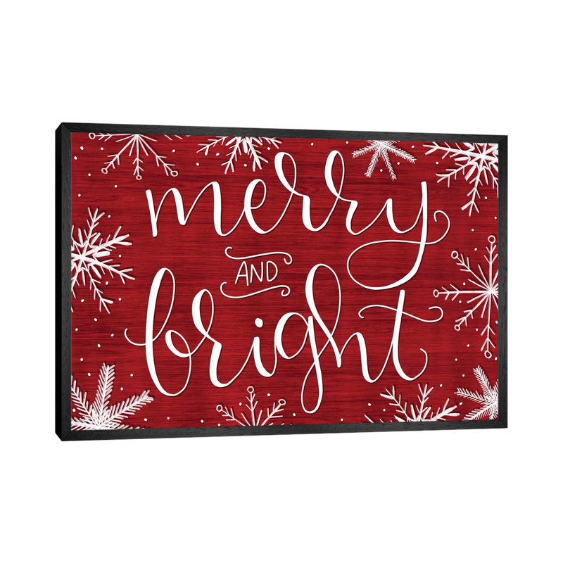 Rustic Holiday II by Emily Cromwell - Print, 66.04 cm H x 45.72 cm W, Black Floater Framed