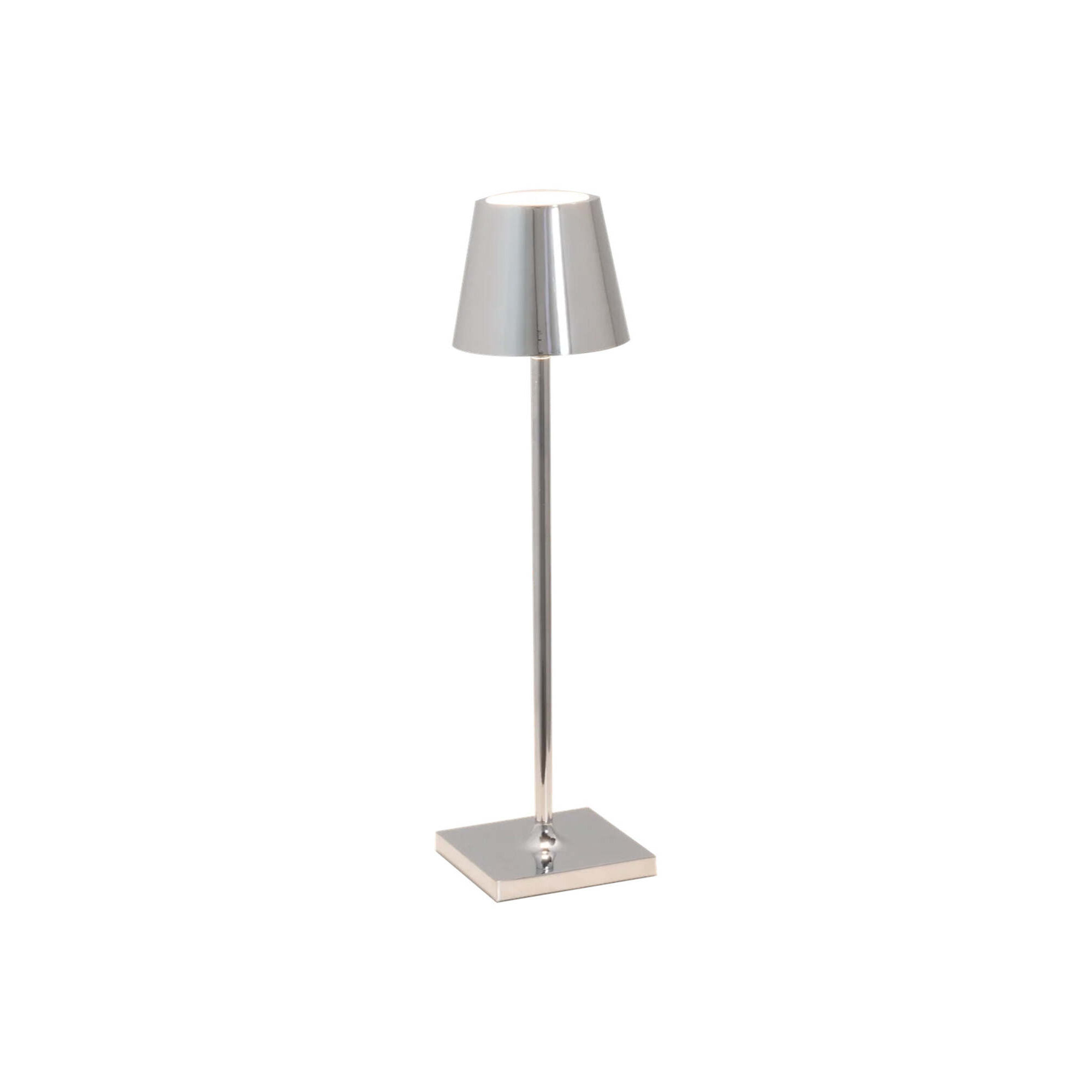 Poldina Pro Micro Table Lamp, Glossy Chrome