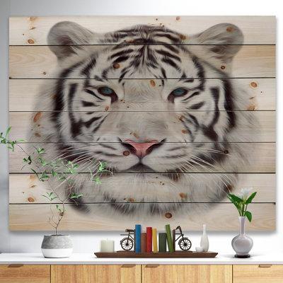 « white bengal tiger », peinture à l’animal