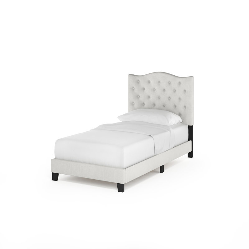 Marne Upholstered Platform Bed, Twin