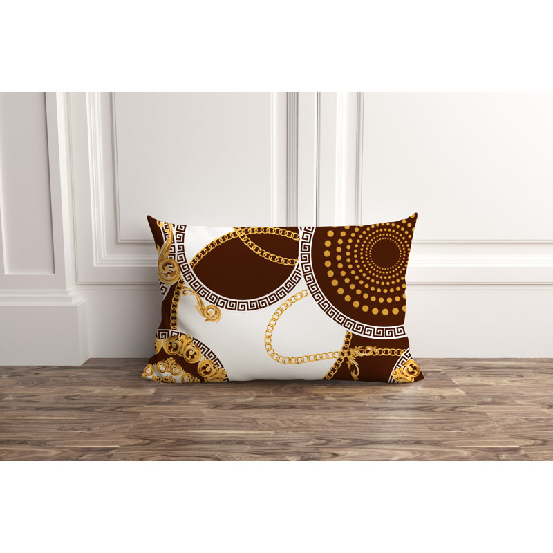 Housse et insert de coussin extérieur Tobin, Brun