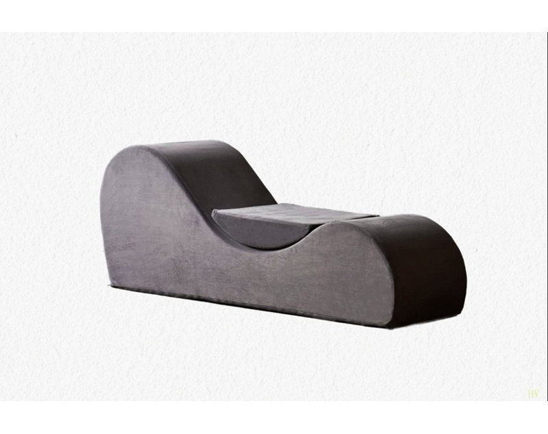 Chaise longue Solace, conception ergonomique avec noyau en mousse haute densité à la fois doux et ferme, housse amovible lavable à la machine