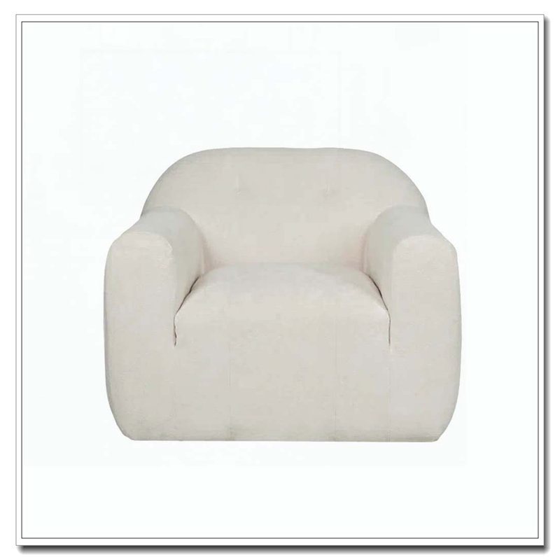 Fauteuil d'appoint 35,75 po, Crème, crème