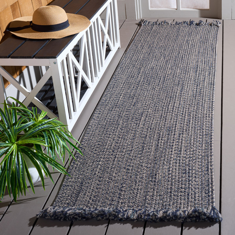 Braided 301 Hand Woven Machine Washable No Pattern Rug, Runner 2'3" x 8'