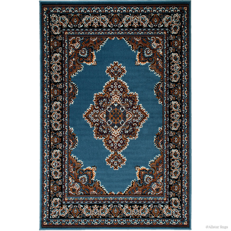 Ellicott Blue Area Rug, 7'7" x 10'6"