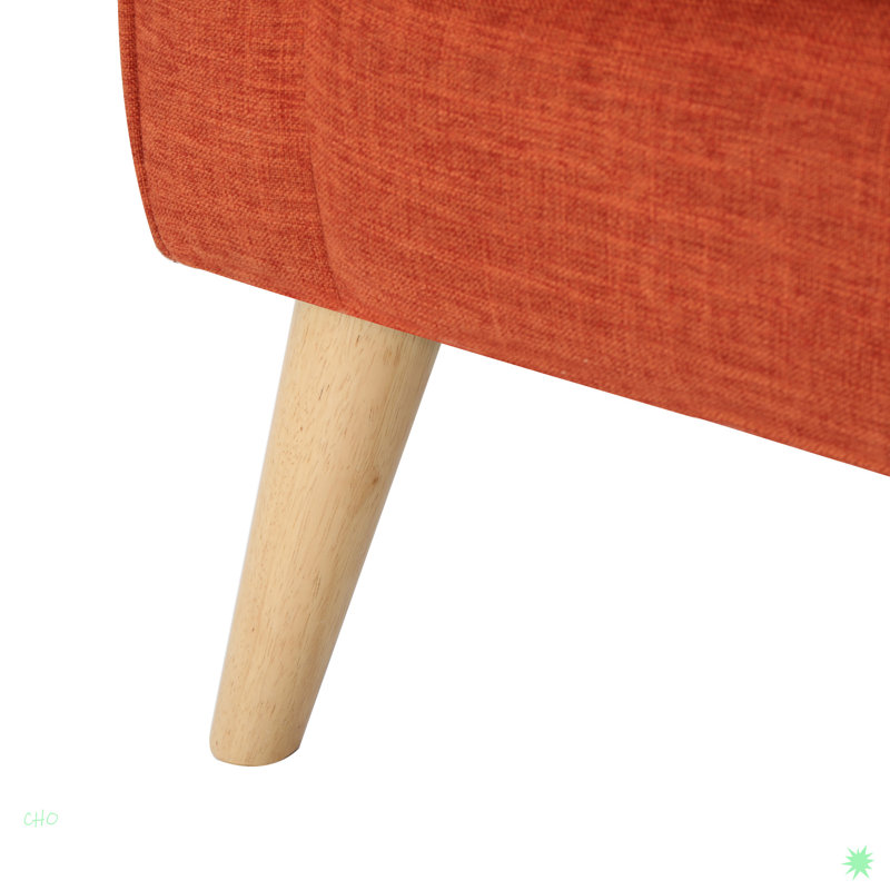 Soft Loveseat, Chic Living Room Furniture For Home, Apartment And Office, Orange