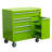 81-Inch 14-Drawer Rolling Cabinet Bundle with Bottom Cabinet, Top Chest and 2 Side Lockers-88897059