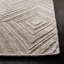 Tapis gris en laine, viscose et coton tissé à la main Endora-29362932