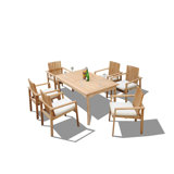 Outdoor 4 - Piece Teak Dining Set