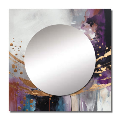 Shimizu - Abstract Marble Large Square Mirror Wall Decor For Bedroom