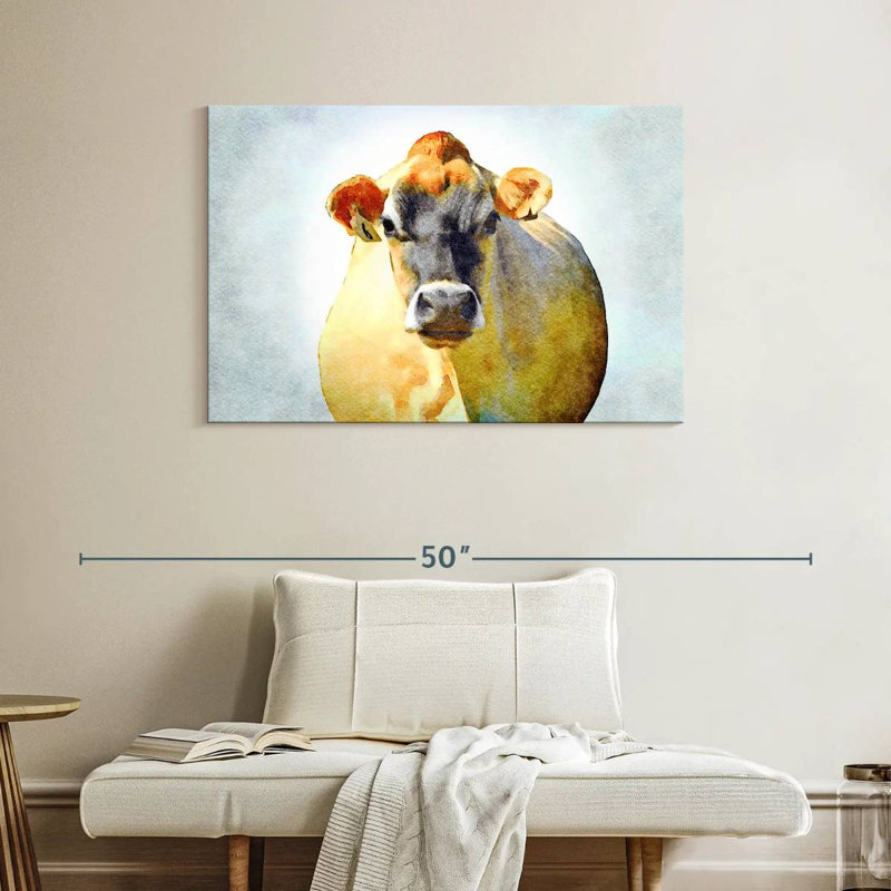 Grumpy Cow, 26" H x 39" W