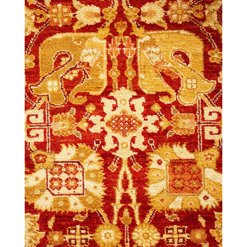 Ottoman One-of-a-Kind 2' 7" X 12' 2" Hand Knotted Area Rug