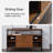 Drumavoley TV Stand with Sliding Barn Doors for TVs up to 50"