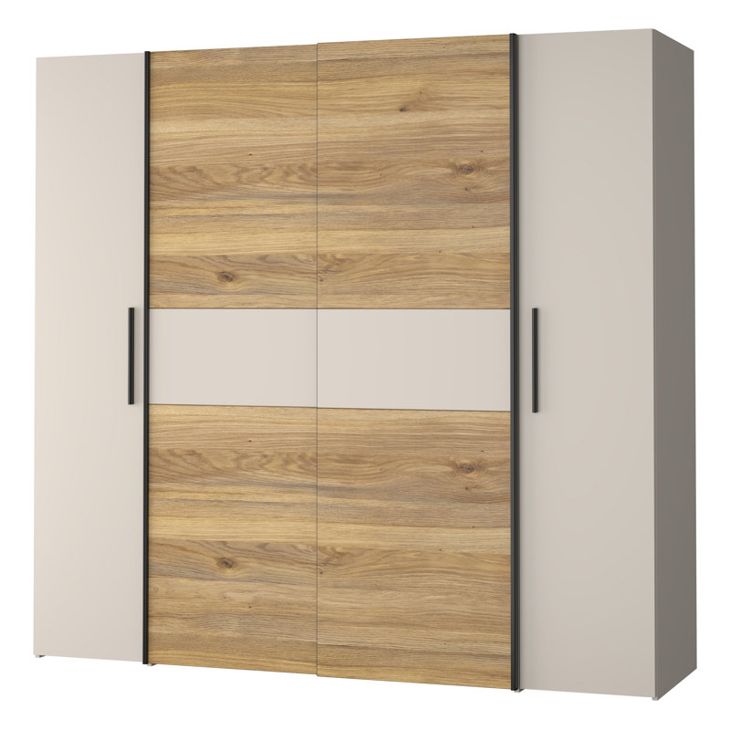 Koran 4 Door Wardrobe, Natural/Beige