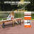 Solid Wood Outdoor Bench
