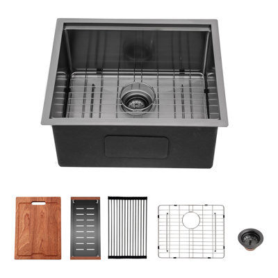 23'' L Single Bowl Stainless Steel Kitchen Sink