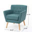 CLUB CHAIR, fauteuil club Mid-Century moderne en tissu
