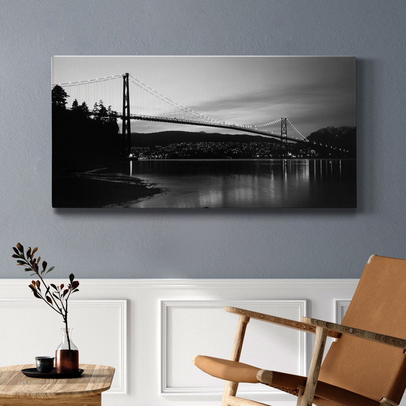 " Lions Gate Inlet ", 24" H x 12" W x 1" D