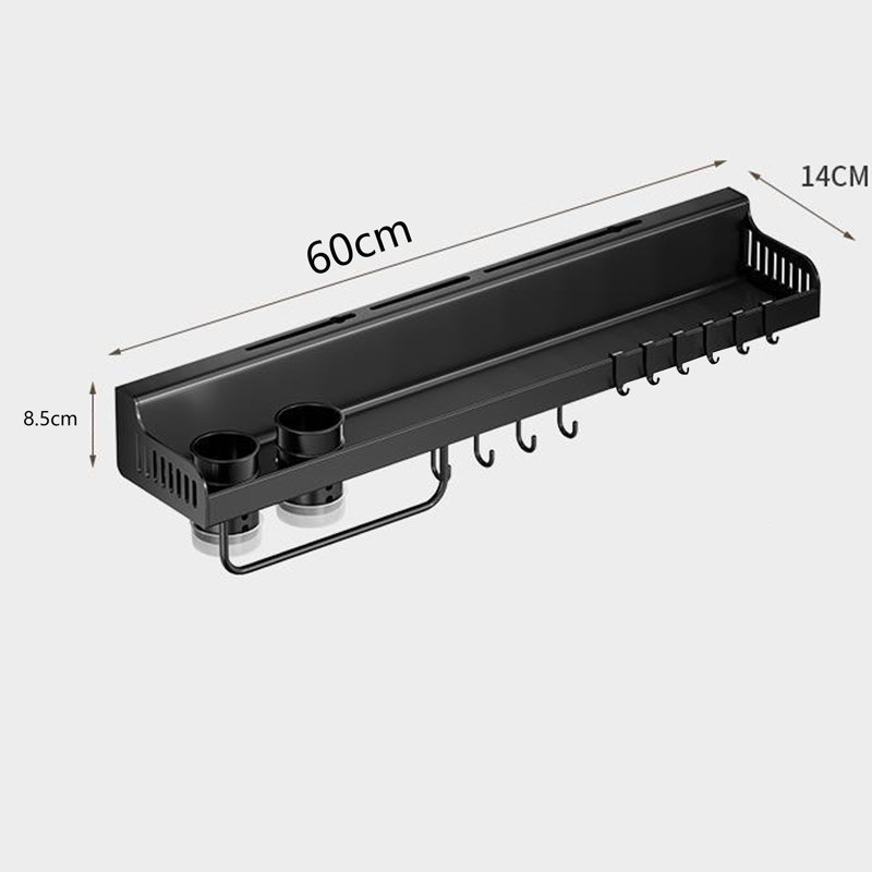 Wall Mounted Required Stainless Steel Spice Rack