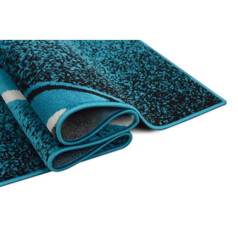 Ywain Geometric Indoor Rug, Rectangle 5' x 7'