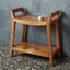 Asia Ascend 27" W Teak Shower Bench
