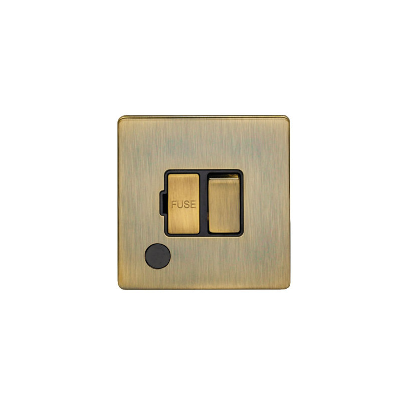3Mm Slim Profile - Switched Fuse Spur, Antique