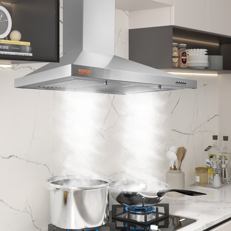 SOONYE Wall Mount Range Hood 30 inch with Ducted/Ductless