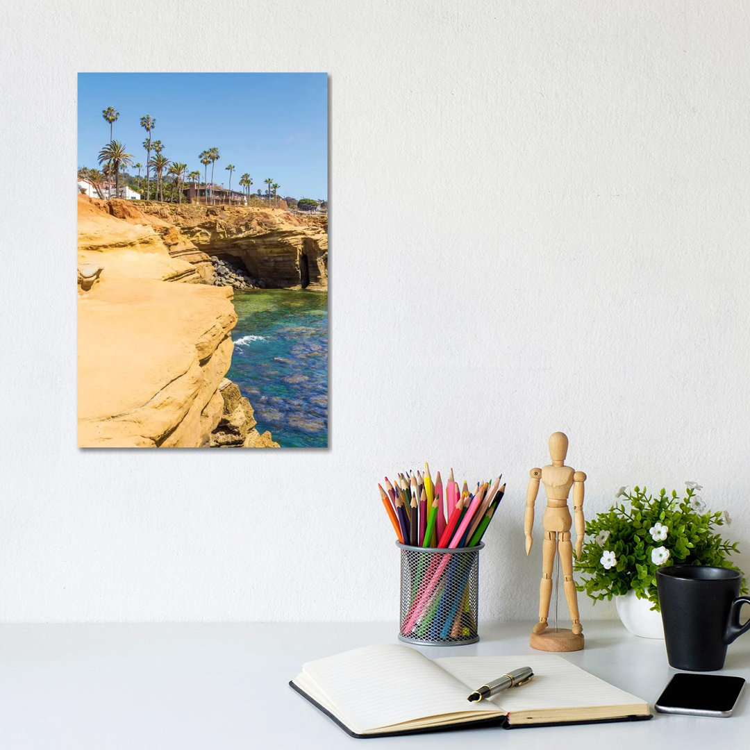 San Diego Sunset Cliffs by Melanie Viola - Wrapped Canvas Print
