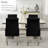 Upholstered Tufted Arm Dining Chairs-644862585