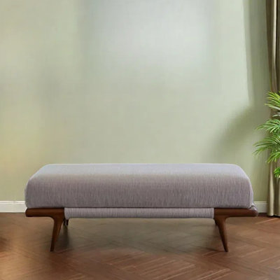 Simple solid wood cloth bench cloakroom rest bench