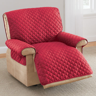 Polyester T-Cushion Recliner Slipcover