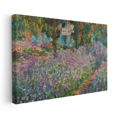The Artist's Garden at Giverny, 1900 - Canvas Print Wall Art