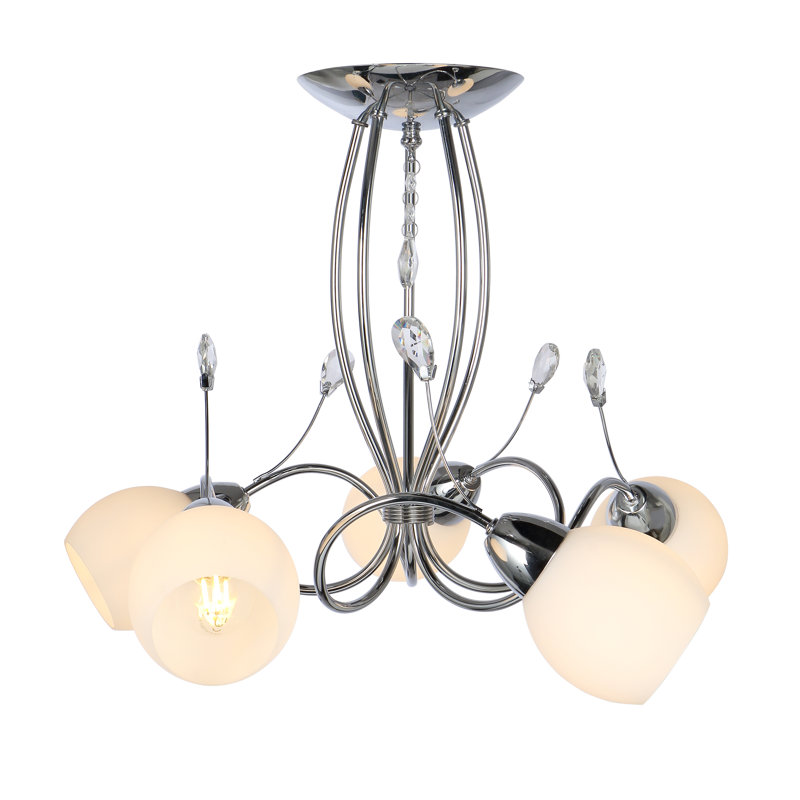 Alonnie 5 - Light Shaded Chandelier