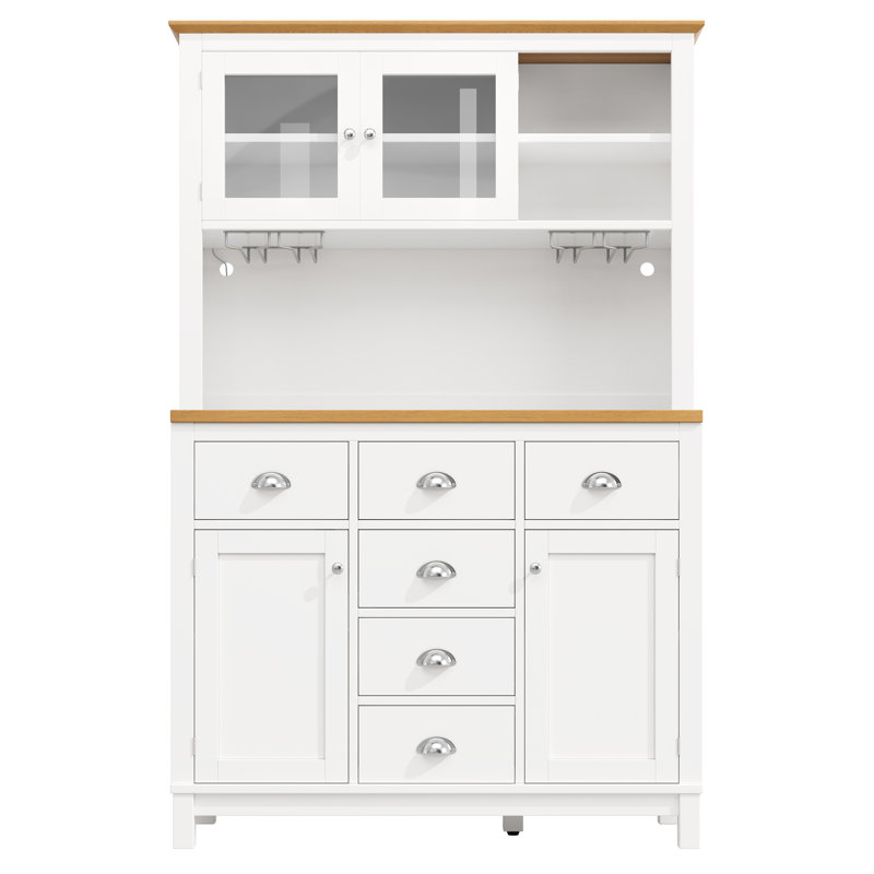 180cm Kitchen Pantry, White