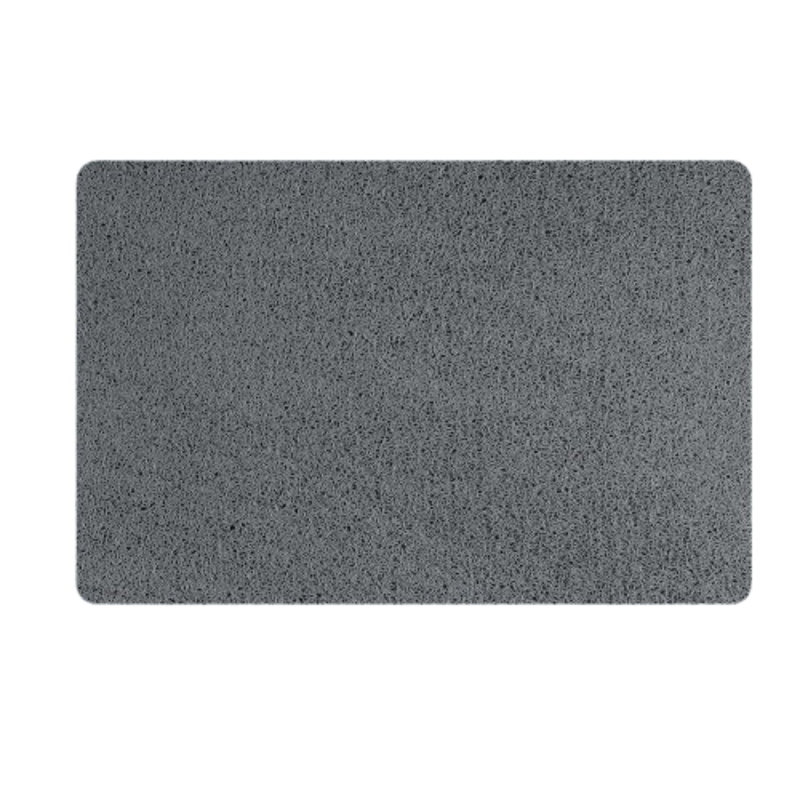 Tapis de bain gris antidérapant 40 po x 28 po