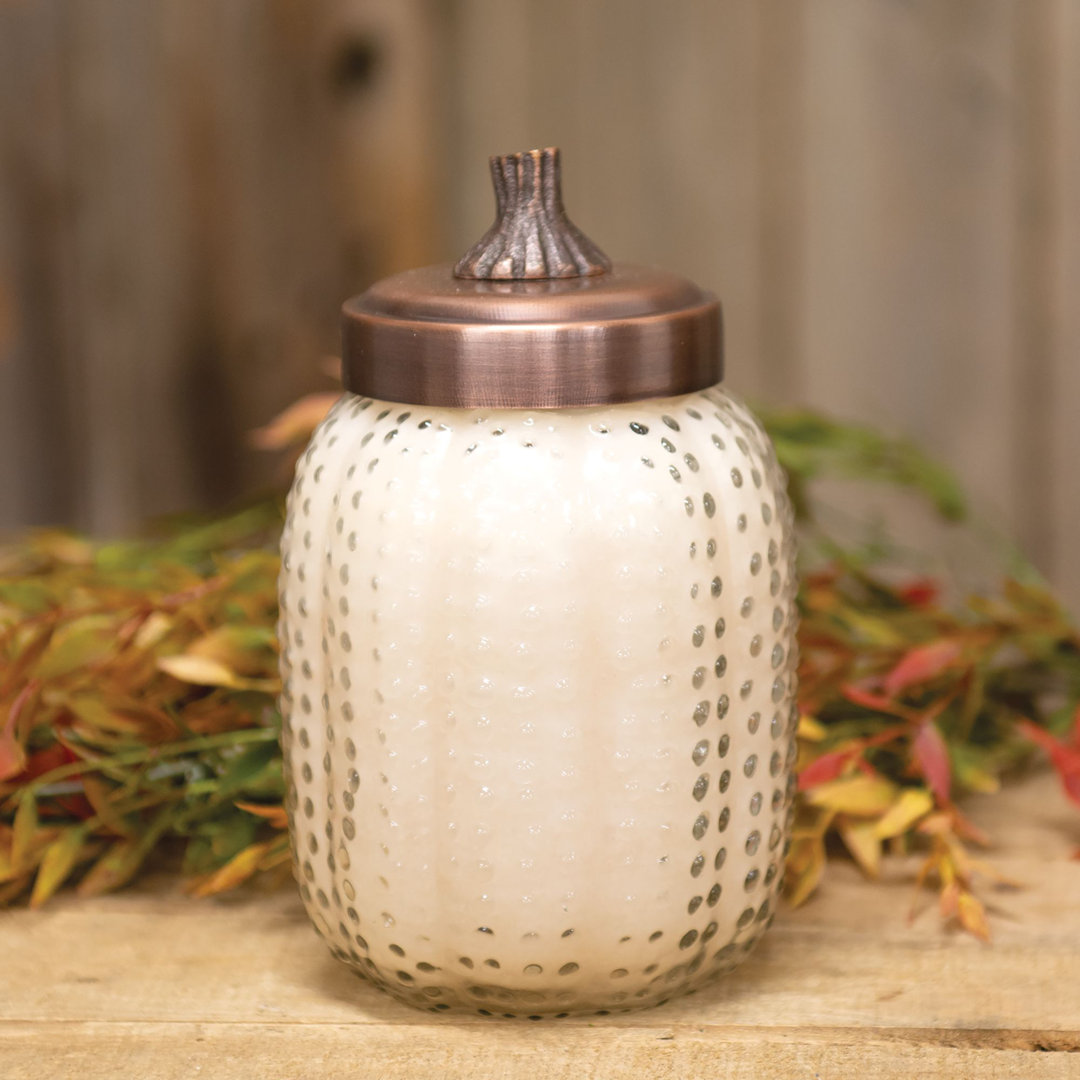 Pumpkin Chata Scented Jar Candle with Glass Holder Gracie Oaks