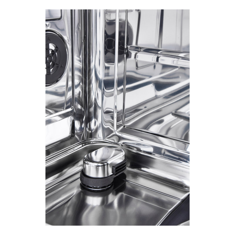 Powersteam Stainless Steel Dishwasher, Transitional Design