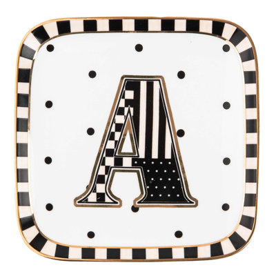 Monogram Dish - A
