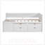 Lit de jour simple avec tiroirs et tablettes spacieux, pour une vie moderne et peu encombrante.-760726582-760726581