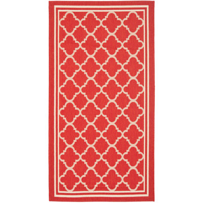 Tapis d'intérieur / extérieur à motif géométrique Herefordshire Performance
