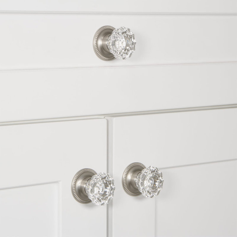 Versailles Cabinet Knob, Satin Nickel