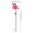 Eye Roller Solar Stake - Flamingo