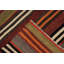 Tapis rayé en laine 5 x 5