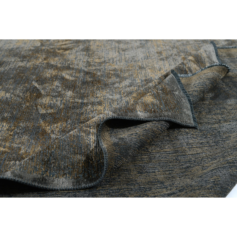 Rapture Contemporary Synergy Gold Area Rug, Rectangle 7'10" x 11'2"