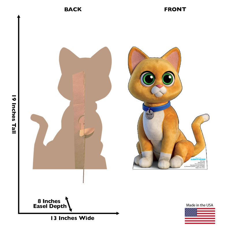 Disney Pixar Lightyear Sox Cardboard Cutout Standee