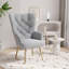 Bastoam 50Cm Wide Tufted Velvet Wingback Chair-1881237427