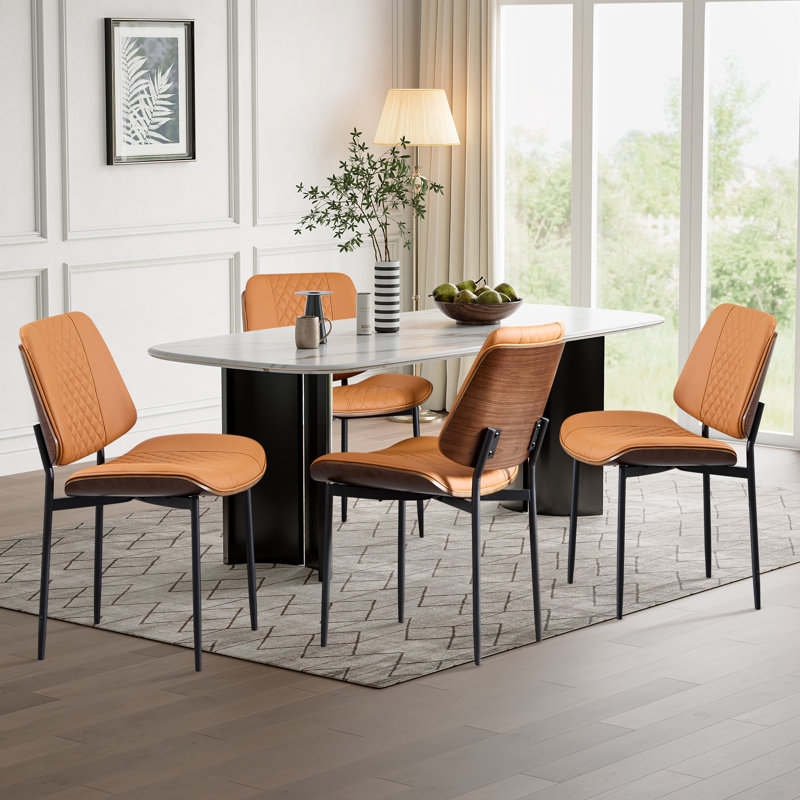 Fauteuil d'appoint capitonné en losanges, Brun