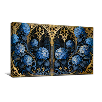 Plantes et fleurs, fleurs, conception gothique